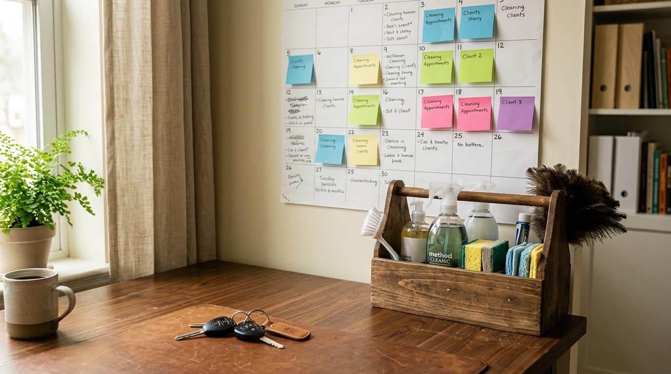 How Cleaning Businesses Build a Full Weekly Schedule from Scratch